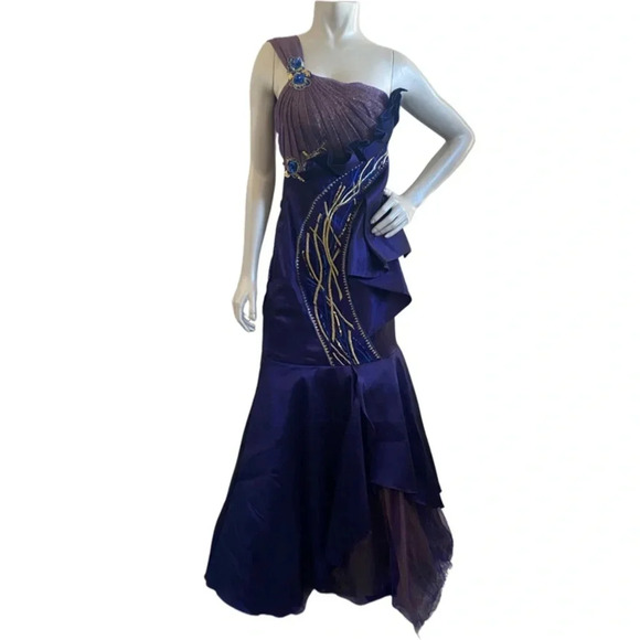 Aspeed One Shoulder Gown Size Small - Picture 1 of 17